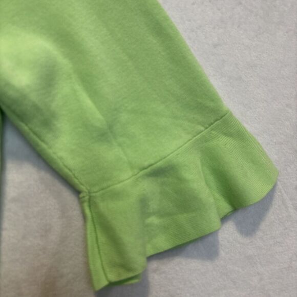 Talbots Women's Open Front Cropped Cardigan Sweater 3/4 Sleeve Flare Size XL NWT - Picture 13 of 16